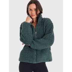 BSOUL - Polar Mujer Full Zip Sherpa Verde
