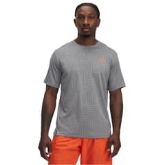 UNDER ARMOUR - Polera Manga Corta Ua Tech Vent Geotessa Gris Para Homb