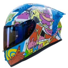 SHAFT - CASCO MOTO 526SP EVO COW AND CHICKEN INTEGRAL CARTOON NETWORK