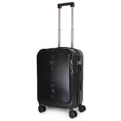 SWISS BAG - Maleta cabina Tokio negra con Porta vaso y USB