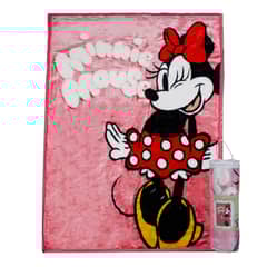 DISNEY - Frazada Ultra Soft Minnie Mouse 80x110cm Rosado