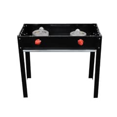 IMAHE - ANAFE ALTO 2 QUEMADORES GLP - Plateado