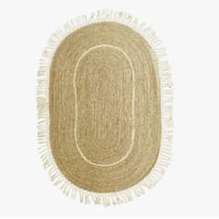 ATLAS - Alfombra Ovalada Yute Natural