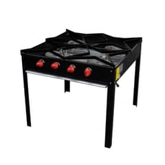 IMAHE - ANAFE ALTO 4 QUEMADORES GLP - Plateado