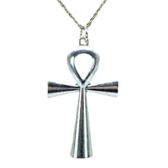 GENERICO - Collar Cruz Egipcia Ankh Acero Inoxidable Amuleto ancestral