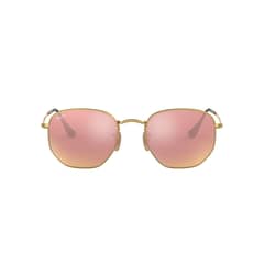 RAY BAN - Lentes de Sol RB3548 Hexagonal Rosado Dorado