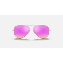 RAY BAN - Lentes de Sol RB3025 Aviator Edición limitada Dorado Violeta