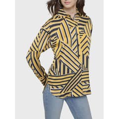 KARL LAGERFELD - Blusa con print geométrico