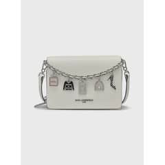 KARL LAGERFELD - Cartera cruzada con cadena de dijes - Lourdes