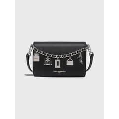 KARL LAGERFELD - Cartera cruzada con cadena de dijes - Lourdes