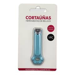 FLIPEREX - Corta Uñas Para Bebe Compacto Con Mango Ergonómico - Celeste