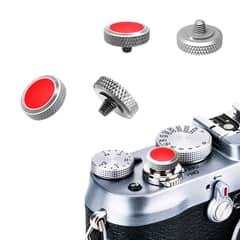 JJC - Disparador suave - color plata con rojo