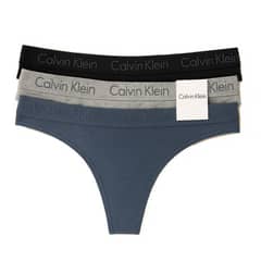 CALVIN KLEIN - Pack 3 Piezas Ropa Interior Ck Gris Oscuro-gris-azul Talla S