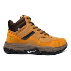 MICHELIN FOOTWEAR - Botín Impermeable Caña Alta Hombre Camel Michelin Df06