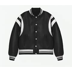 KIBOU - Chaqueta Universitaria Ecocuero para Niños