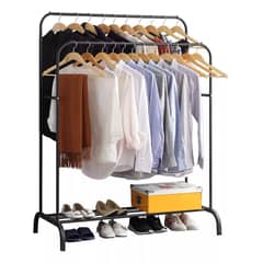 GENERICO - Perchero Organizador Colgante De Ropa Doble Barra Tendedero