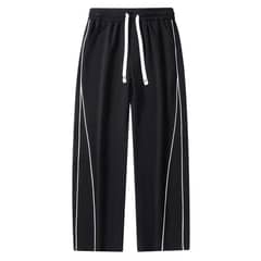 KNOWMLAB - Pantalón Cargo Casual Algodón Hombre Negro
