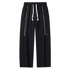 KNOWMLAB - Pantalón Cargo Casual Algodón Hombre Negro