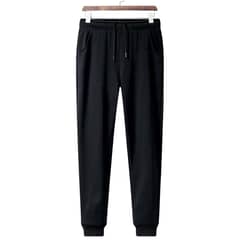 KNOWMLAB - Pantalón Cargo Casual Algodón Hombre Negro