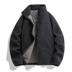 KNOWMLAB - Chaqueta Casual Hombre Negro