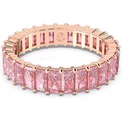 SWAROVSKI - Anillo Matrix Talla Baguette Rosa Baño Tono Rosa 5662102