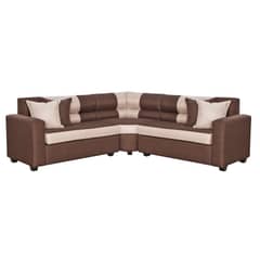 COLBOX - Seccional Camry 212 Tela Chocolate