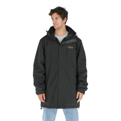 BUFFALO CHILE - Parka Impermeable Reversible Camaleon Hombre Negro Buffalo