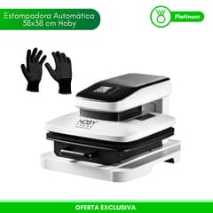 GENERICO - Estampadora automatica hoby press 38x38 SB68