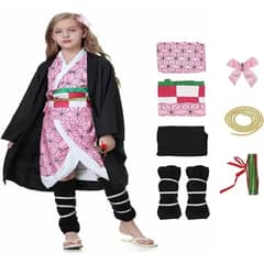 FROM MEIGGS - Disfraz Cosplay Nezuko para Niñas y Adultos Halloween