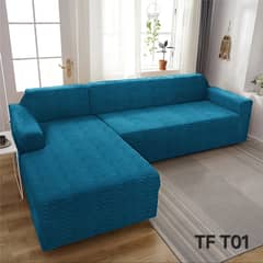 CASA SOL - Funda Cubre Sofá 3 Cuerpos Textura Tipo L Sillón 230x180cm