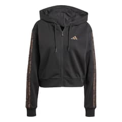 ADIDAS - Polerón con Capucha Essentials Seasonals Animal French Terry Cierre Frontal