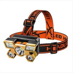 GENERICO - Linterna Minero Cabeza Recargable 5 Leds Potente