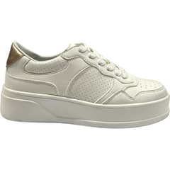 DETOGNI - Zapatilla Mujer Blanco Chic