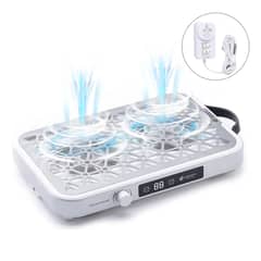 CHERIMOYA - Extractor De Polvo Para Uñas Acrílicas De Doble Turbina 48w