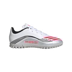 ADIDAS - Zapatos de fútbol para niños F50 Messi Club para césped artificial