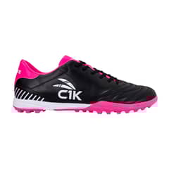 CACIQUE - Zapatillas Baby Futbol Turf Negro Fucsia Finta Cac1ke