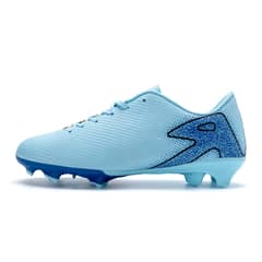 DANWEILE - Zapatos de entrenamiento de fútbol de caña baja con cordones Azul