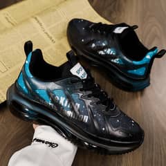 DANWEILE - Zapatos deportivos casuales para hombre - Verde oscuro