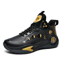 DANWEILE - Zapatillas de baloncesto transpirables para hombre y mujer - Negro