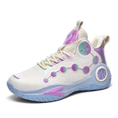 DANWEILE - Zapatillas de baloncesto transpirables para hombre y mujer - Beige
