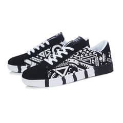 DANWEILE - Zapatillas Blanco con grafiti elegantes para hombre