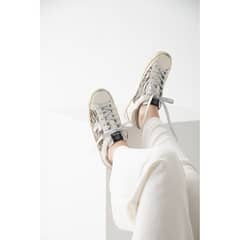 BRICK LONDON - Zapatilla Cuero Mujer Silver Zebra 41