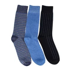 BATA - Calcetines Hombre 3Pack Crew Diseño Multicolor