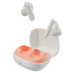 SKULLCANDY - Audífonos Smokin Buds Bone Orange Naranjo-Blanco
