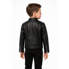 KIBOU - Chaquetas Biker Ecocuero para Niños