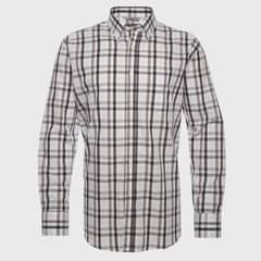 KOTTING - Camisa Fantasia Premium Manga Larga Boton Cuello Blanco