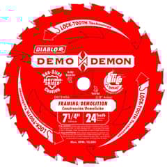 DIABLO - Disco Sierra 7 - 1/4'', 24 Dientes Madera Y Clavos Eo