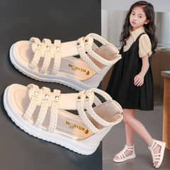 DANWEILE - Sandalia Escolar Niña Blanco 26 a 37