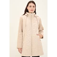 MA GRIFFE - Parka Beige Mujer Magriffe