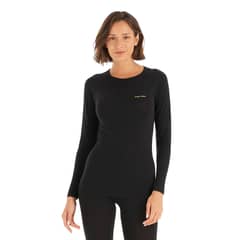 HAKA HONU - Primera Capa Mujer Puma Austral Top Negro